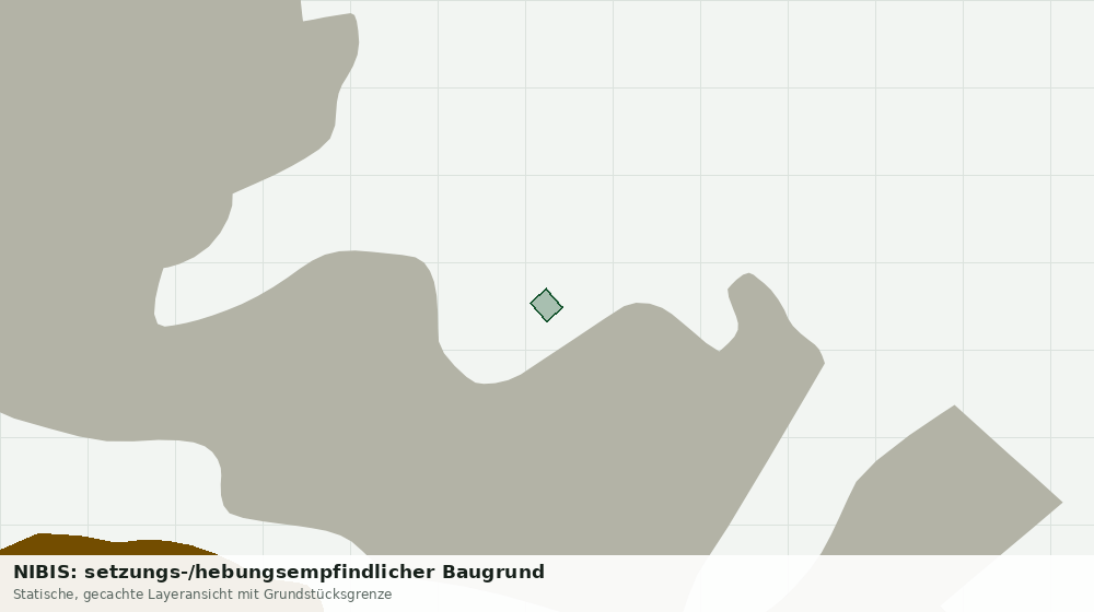 Statische Kartenansicht: NIBIS: setzungs-/hebungsempfindlicher Baugrund