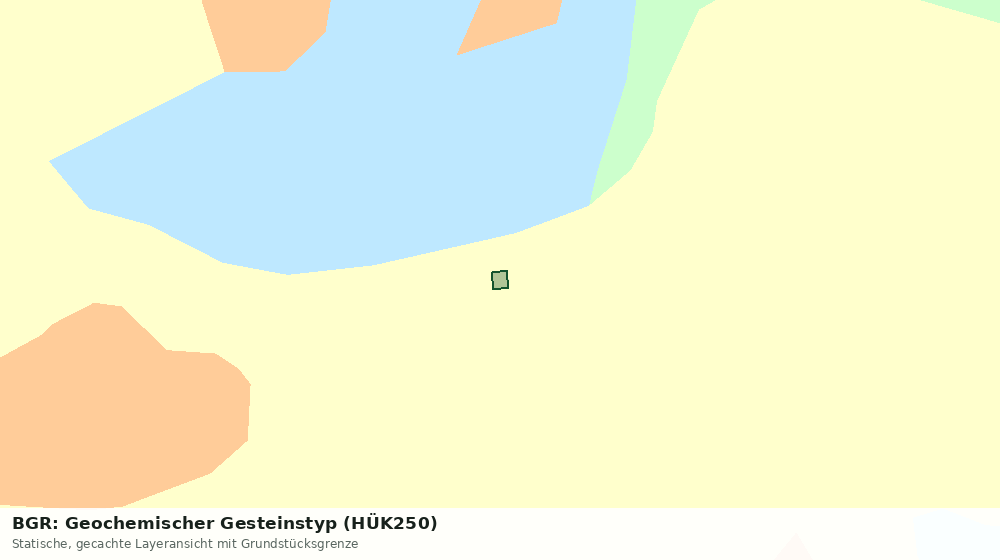 Statische Kartenansicht: BGR: Geochemischer Gesteinstyp (HÜK250)