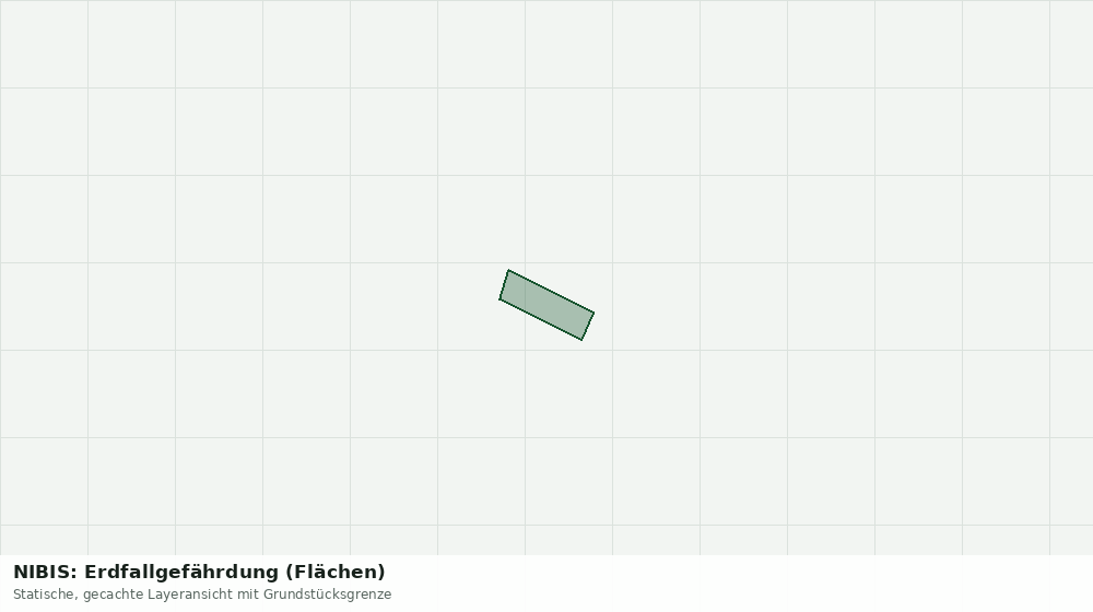 Statische Kartenansicht: NIBIS: Erdfallgefährdung (Flächen)