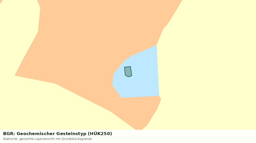 Statische Kartenansicht: BGR: Geochemischer Gesteinstyp (HÜK250)