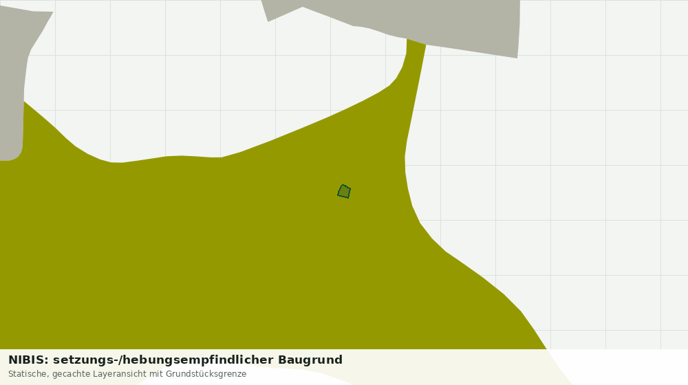 Statische Kartenansicht: NIBIS: setzungs-/hebungsempfindlicher Baugrund