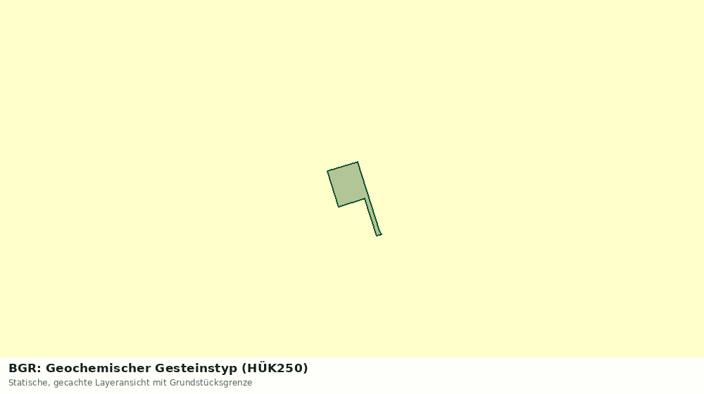 Statische Kartenansicht: BGR: Geochemischer Gesteinstyp (HÜK250)