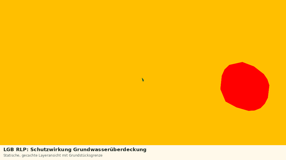Statische Kartenansicht: LGB RLP: Schutzwirkung Grundwasserüberdeckung