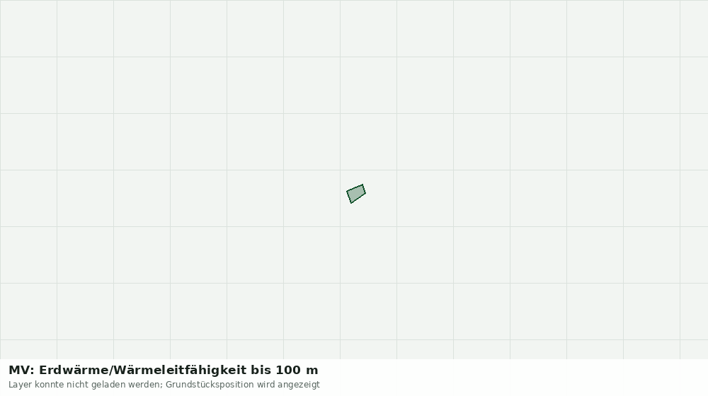 Statische Kartenansicht: MV: Erdwärme/Wärmeleitfähigkeit bis 100 m