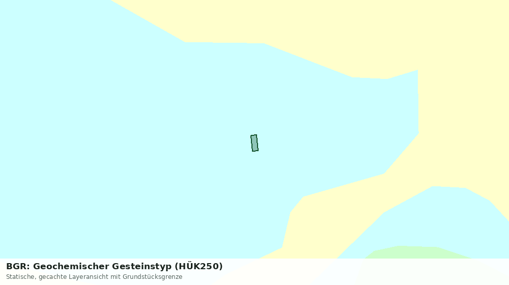 Statische Kartenansicht: BGR: Geochemischer Gesteinstyp (HÜK250)