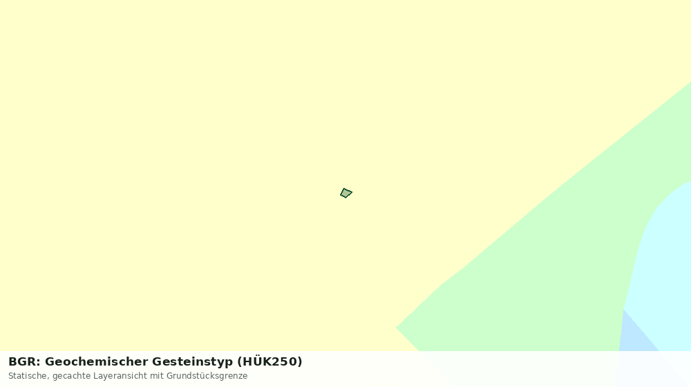 Statische Kartenansicht: BGR: Geochemischer Gesteinstyp (HÜK250)