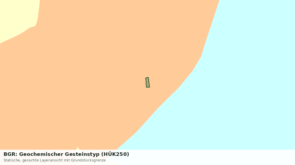 Statische Kartenansicht: BGR: Geochemischer Gesteinstyp (HÜK250)