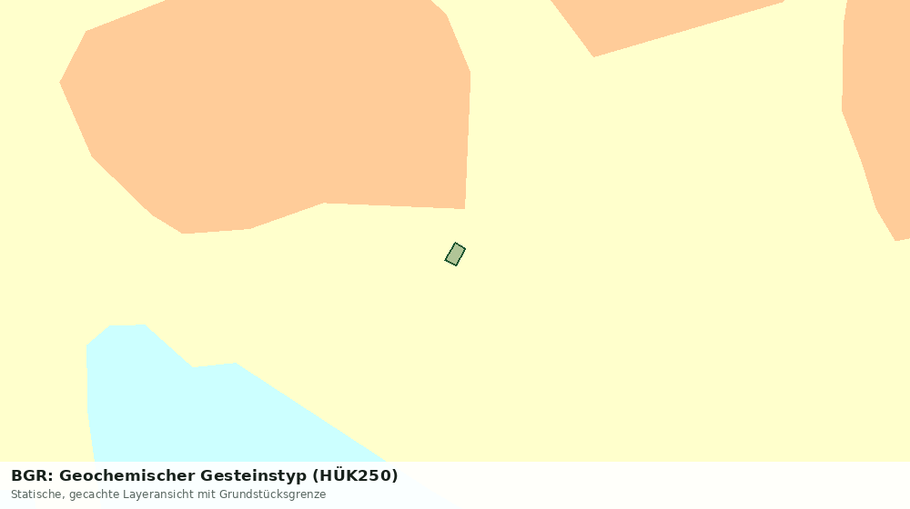 Statische Kartenansicht: BGR: Geochemischer Gesteinstyp (HÜK250)