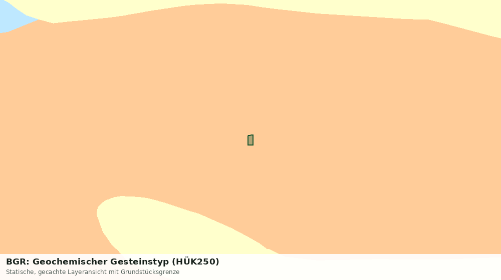 Statische Kartenansicht: BGR: Geochemischer Gesteinstyp (HÜK250)