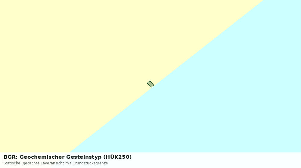 Statische Kartenansicht: BGR: Geochemischer Gesteinstyp (HÜK250)