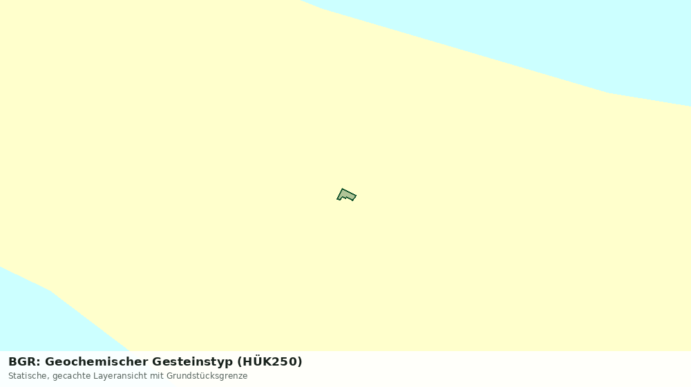 Statische Kartenansicht: BGR: Geochemischer Gesteinstyp (HÜK250)