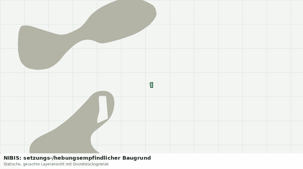 Statische Kartenansicht: NIBIS: setzungs-/hebungsempfindlicher Baugrund