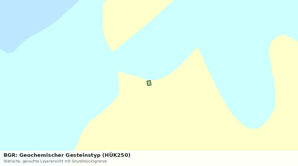 Statische Kartenansicht: BGR: Geochemischer Gesteinstyp (HÜK250)