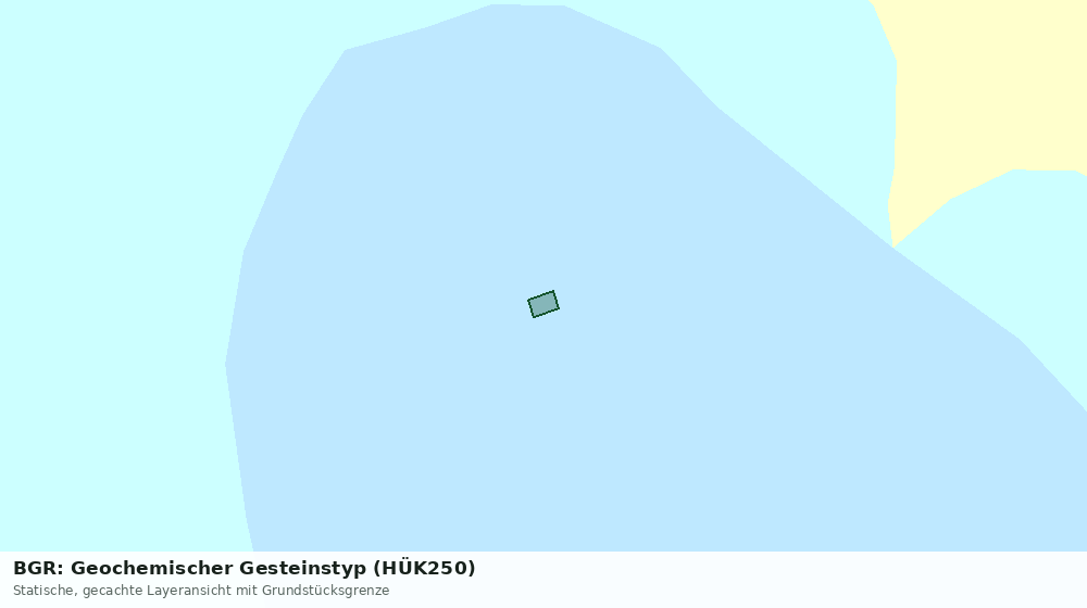 Statische Kartenansicht: BGR: Geochemischer Gesteinstyp (HÜK250)