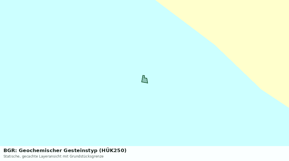 Statische Kartenansicht: BGR: Geochemischer Gesteinstyp (HÜK250)