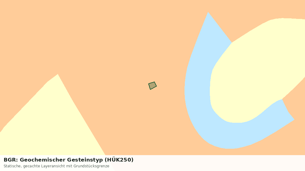 Statische Kartenansicht: BGR: Geochemischer Gesteinstyp (HÜK250)