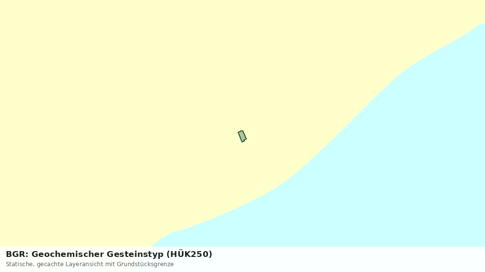 Statische Kartenansicht: BGR: Geochemischer Gesteinstyp (HÜK250)