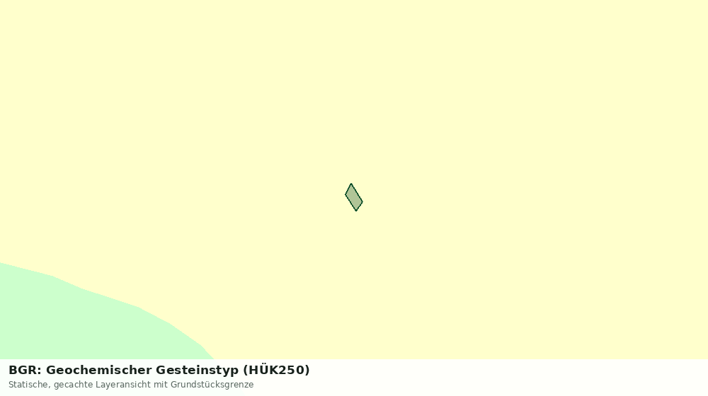 Statische Kartenansicht: BGR: Geochemischer Gesteinstyp (HÜK250)