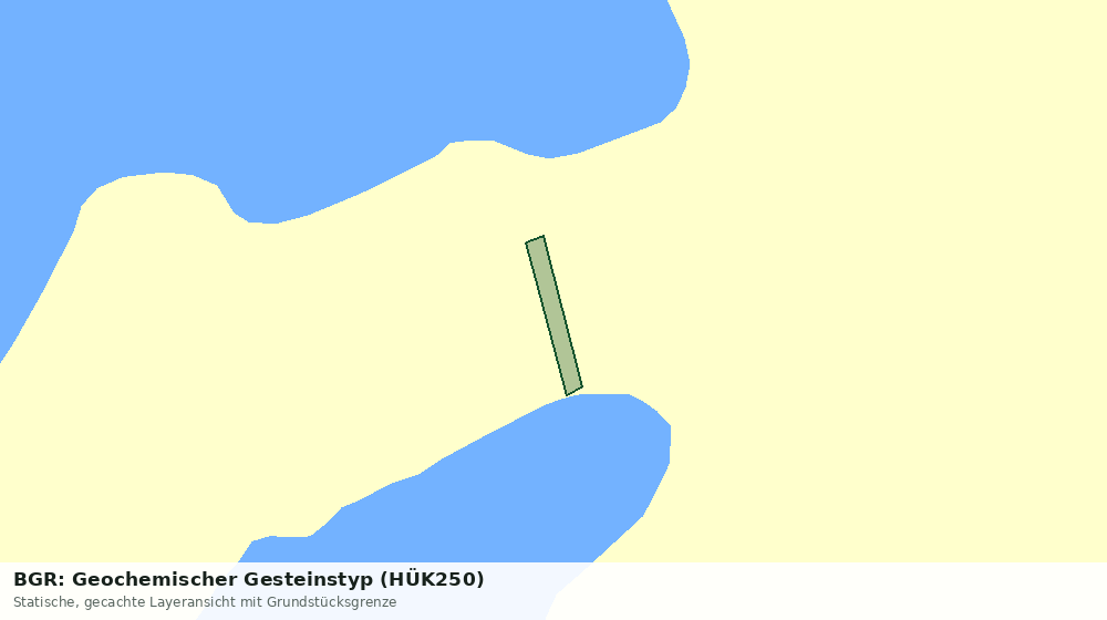 Statische Kartenansicht: BGR: Geochemischer Gesteinstyp (HÜK250)