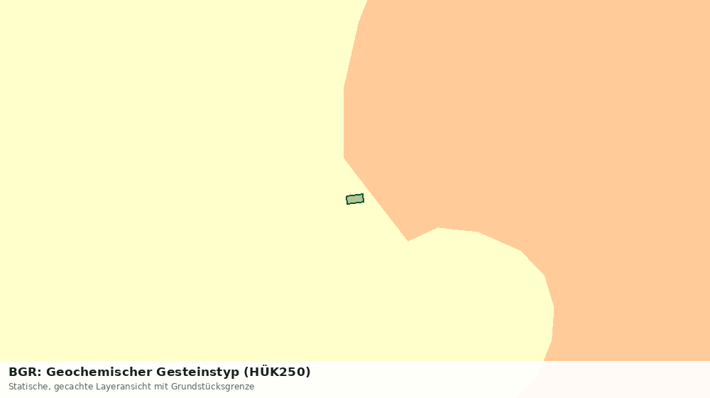 Statische Kartenansicht: BGR: Geochemischer Gesteinstyp (HÜK250)