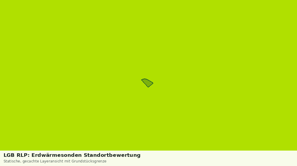 Statische Kartenansicht: LGB RLP: Erdwärmesonden Standortbewertung