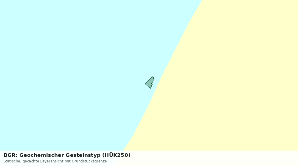 Statische Kartenansicht: BGR: Geochemischer Gesteinstyp (HÜK250)