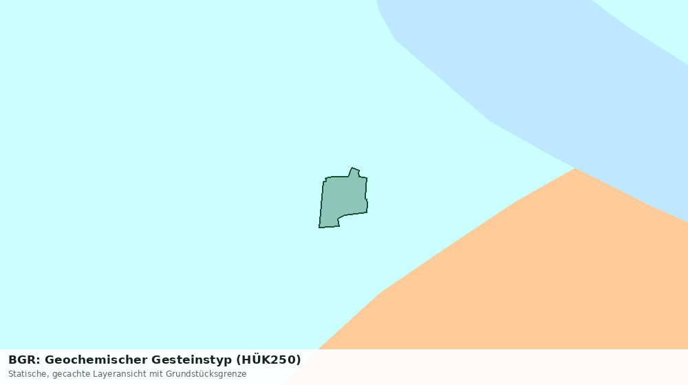 Statische Kartenansicht: BGR: Geochemischer Gesteinstyp (HÜK250)