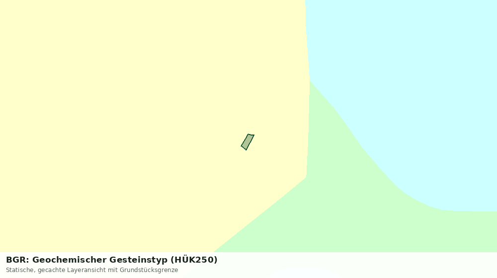 Statische Kartenansicht: BGR: Geochemischer Gesteinstyp (HÜK250)