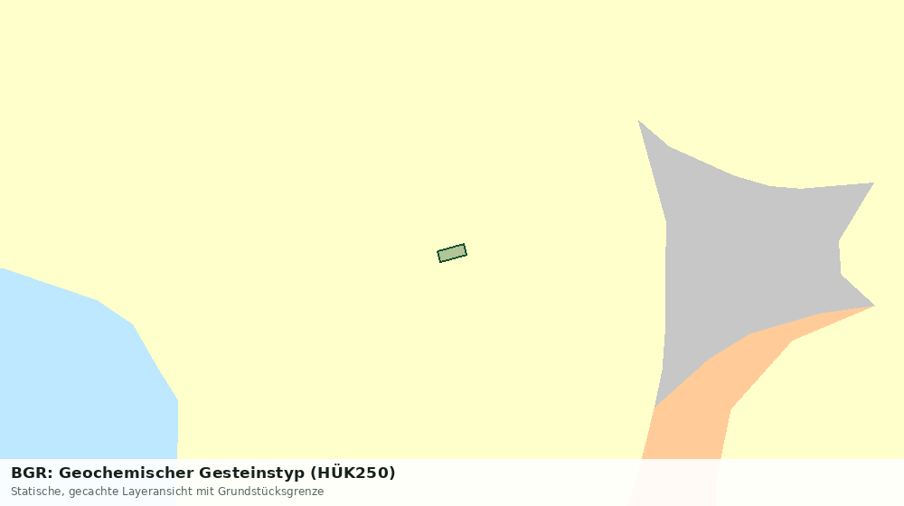 Statische Kartenansicht: BGR: Geochemischer Gesteinstyp (HÜK250)