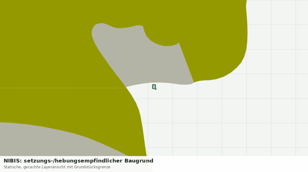 Statische Kartenansicht: NIBIS: setzungs-/hebungsempfindlicher Baugrund