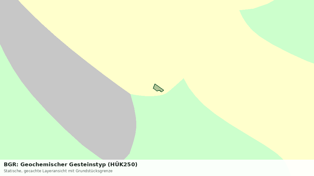 Statische Kartenansicht: BGR: Geochemischer Gesteinstyp (HÜK250)