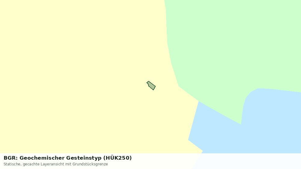Statische Kartenansicht: BGR: Geochemischer Gesteinstyp (HÜK250)