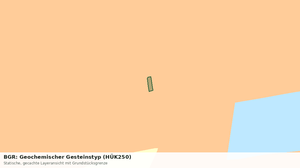 Statische Kartenansicht: BGR: Geochemischer Gesteinstyp (HÜK250)