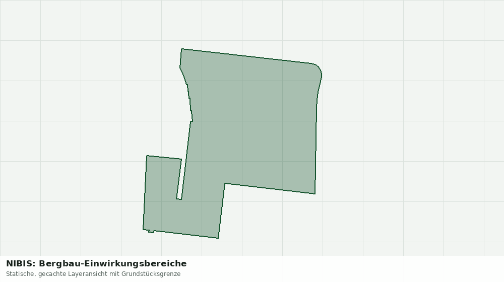 Statische Kartenansicht: NIBIS: Bergbau-Einwirkungsbereiche