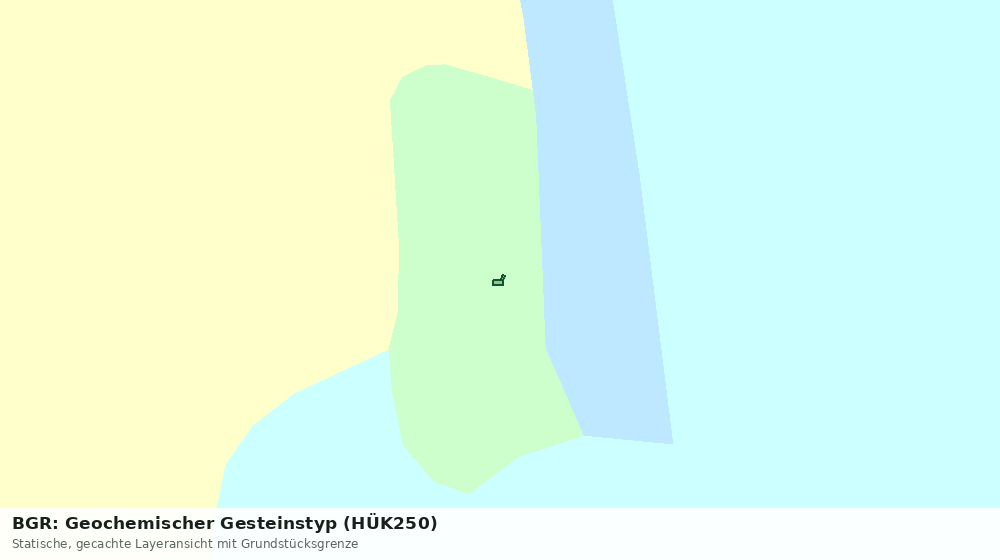 Statische Kartenansicht: BGR: Geochemischer Gesteinstyp (HÜK250)