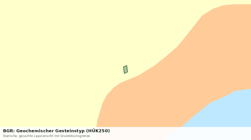 Statische Kartenansicht: BGR: Geochemischer Gesteinstyp (HÜK250)