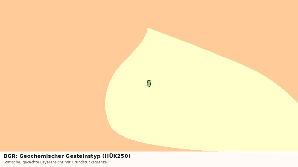 Statische Kartenansicht: BGR: Geochemischer Gesteinstyp (HÜK250)