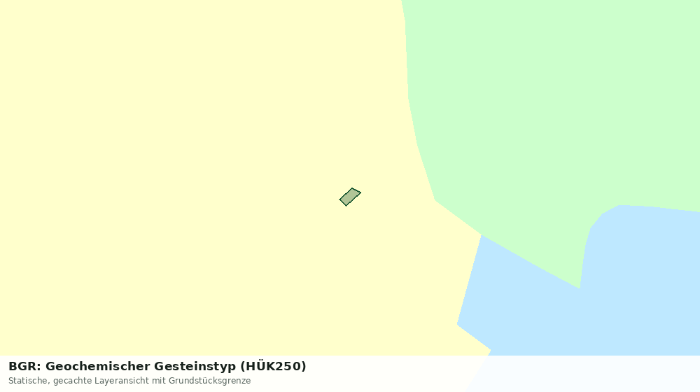 Statische Kartenansicht: BGR: Geochemischer Gesteinstyp (HÜK250)