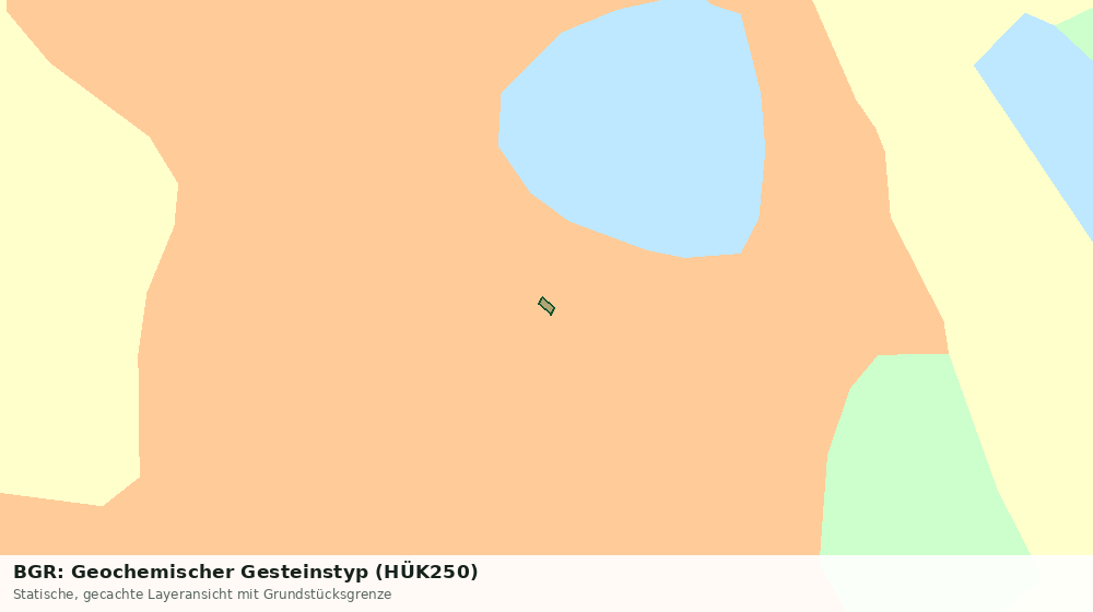 Statische Kartenansicht: BGR: Geochemischer Gesteinstyp (HÜK250)