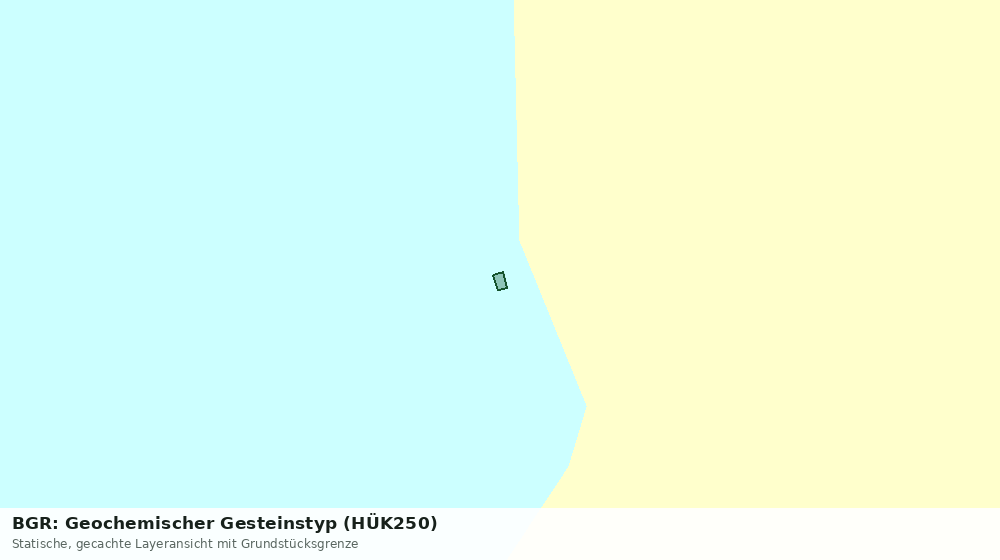 Statische Kartenansicht: BGR: Geochemischer Gesteinstyp (HÜK250)