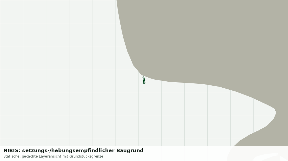 Statische Kartenansicht: NIBIS: setzungs-/hebungsempfindlicher Baugrund