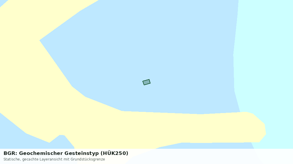 Statische Kartenansicht: BGR: Geochemischer Gesteinstyp (HÜK250)