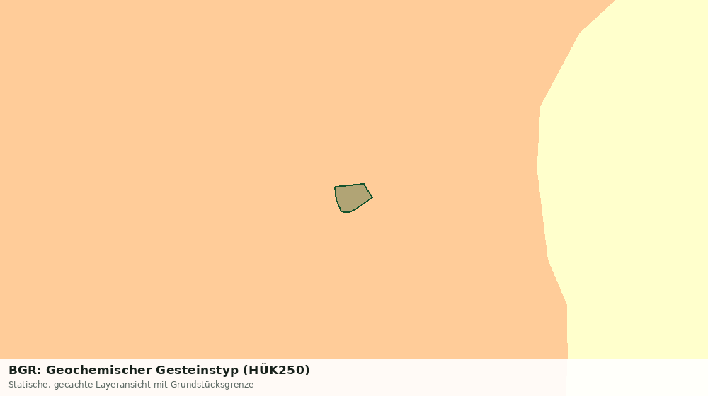 Statische Kartenansicht: BGR: Geochemischer Gesteinstyp (HÜK250)