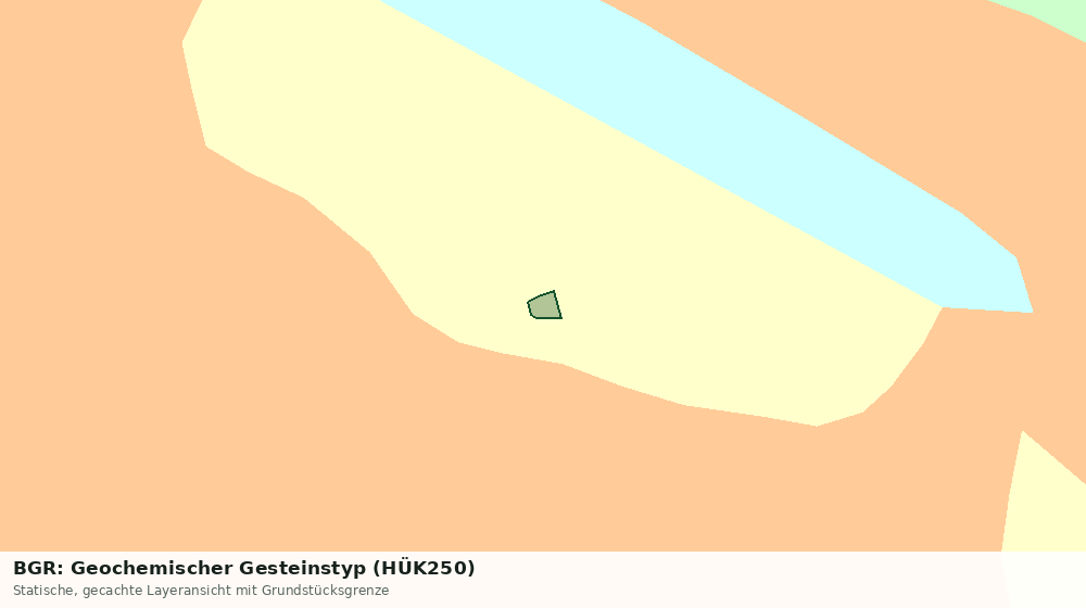 Statische Kartenansicht: BGR: Geochemischer Gesteinstyp (HÜK250)
