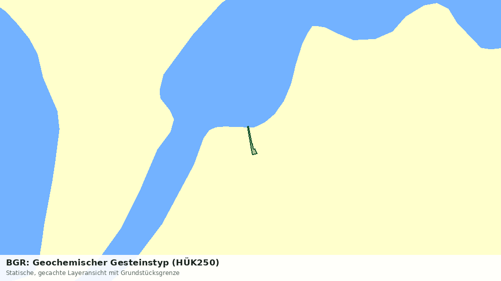 Statische Kartenansicht: BGR: Geochemischer Gesteinstyp (HÜK250)