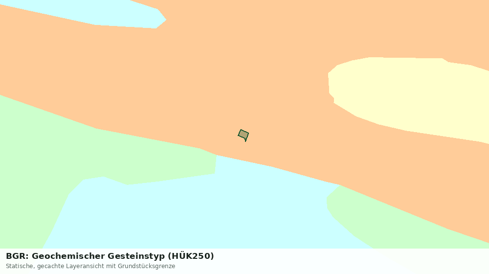 Statische Kartenansicht: BGR: Geochemischer Gesteinstyp (HÜK250)