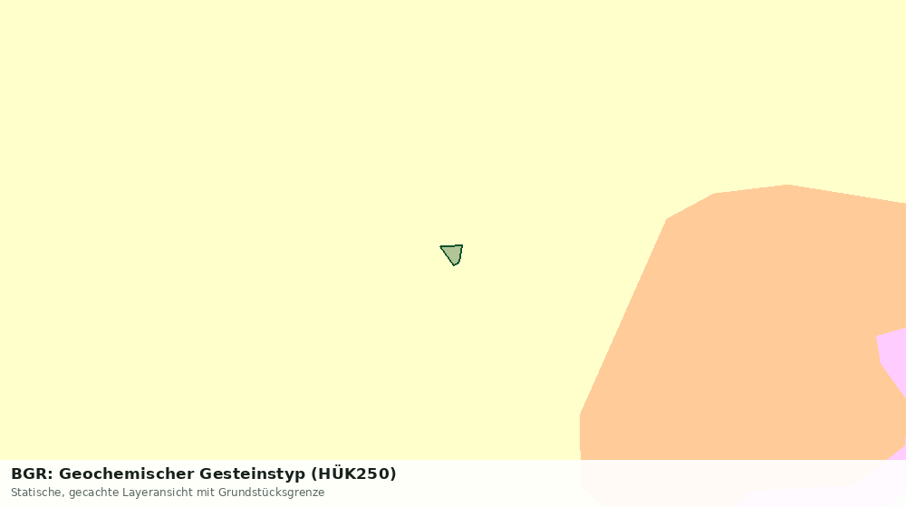 Statische Kartenansicht: BGR: Geochemischer Gesteinstyp (HÜK250)