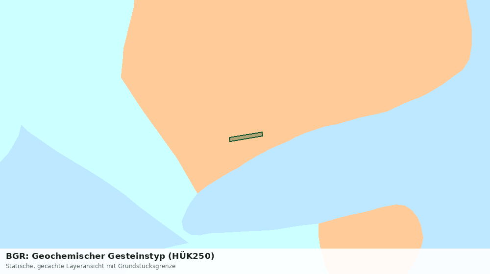 Statische Kartenansicht: BGR: Geochemischer Gesteinstyp (HÜK250)