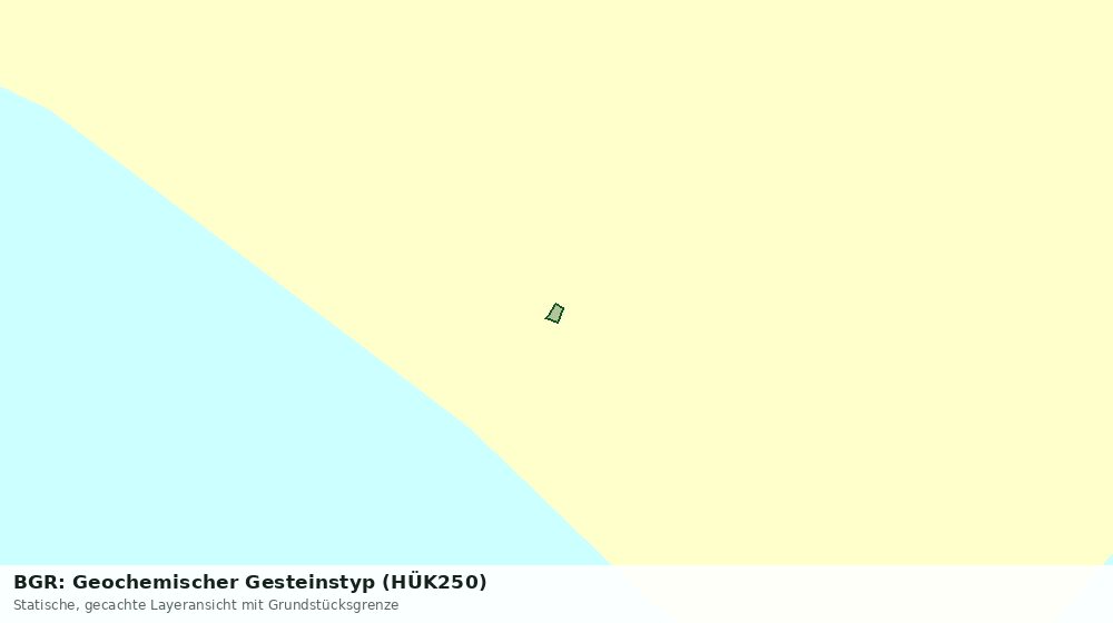 Statische Kartenansicht: BGR: Geochemischer Gesteinstyp (HÜK250)
