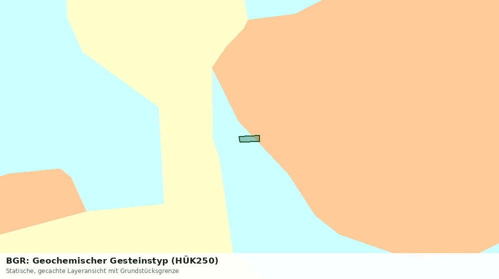 Statische Kartenansicht: BGR: Geochemischer Gesteinstyp (HÜK250)
